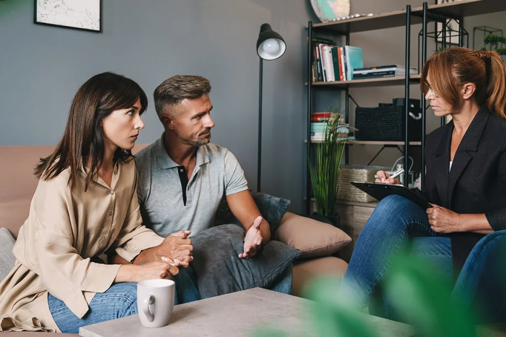 couple attending couples therapy